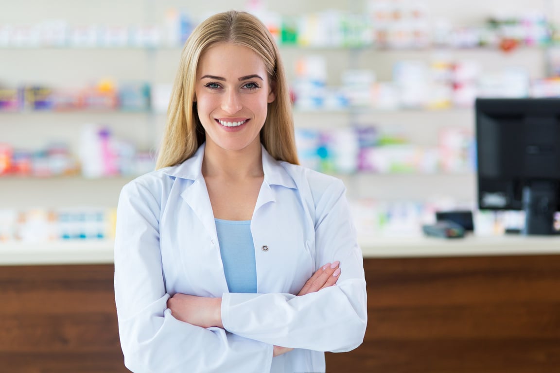 Female pharmacist